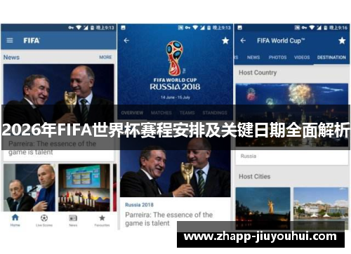 2026年FIFA世界杯赛程安排及关键日期全面解析